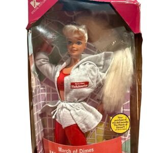 March of Dimes Walk America Barbie 1997, Mattel 18506 NIB, K Mart, FREE SHIPPING